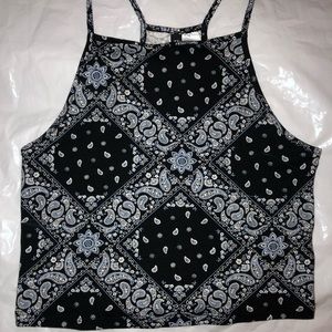 H&M Bandana Style Crop Top